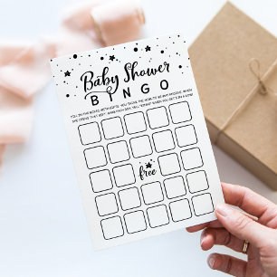 Baby shower Bingo Baby shower Party carte de jeu