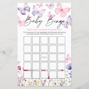 Baby Shower Bingo Game