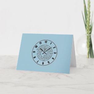 Baby Shower Blue Pink Boy Girl Note Card