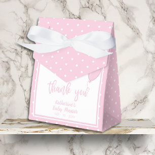 Baby Shower BOHO Baby Girl Pastel Pink Favor Box