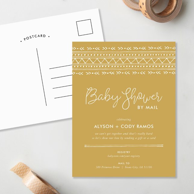 Baby shower Boho moderne par Mail Invitation (Créateur téléchargé)