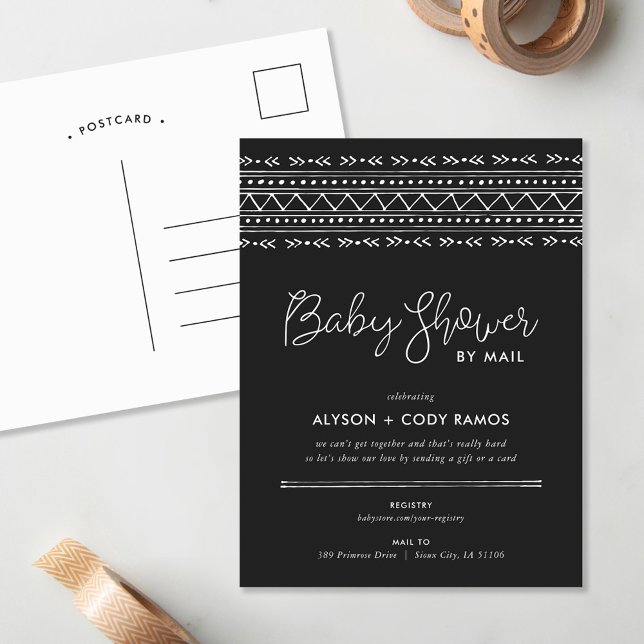 Baby shower Boho moderne par Mail Invitation (Créateur téléchargé)