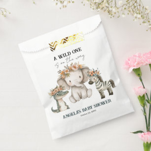 Baby Shower Boho Safari Favour Bag