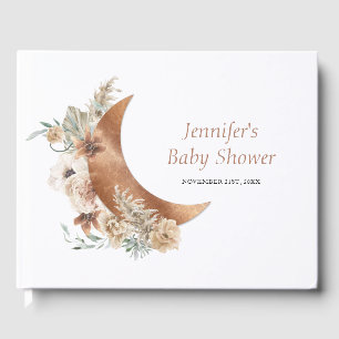 Baby shower Boho Terracotta Livre d'or