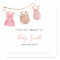 Baby Shower Bookplate Pink Girl 