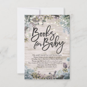 Baby Shower Books for Baby / Bring a book Request Invitation