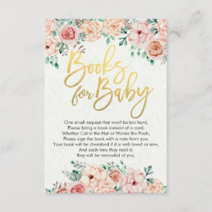 Baby Shower Books for Baby / Bring a book Request Invitation