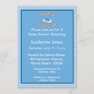 Baby shower Booties Invitation