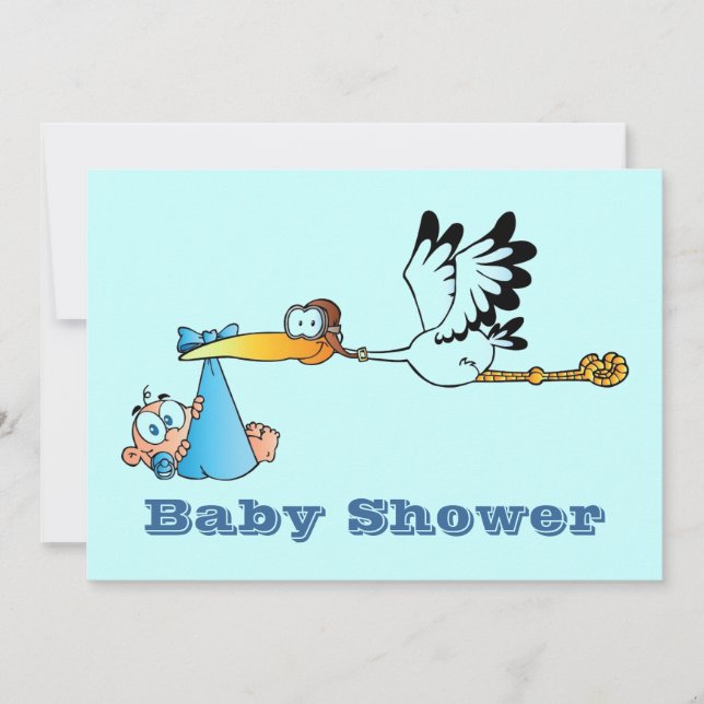 Baby Shower Boy Announcements (Front)