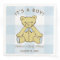 Baby Shower Boy Bear with Name and Date