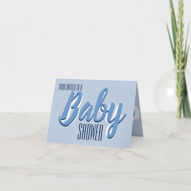 Baby Shower Boy Invitation (Front)