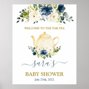 Baby Shower Boy Par-Tea Welcome sign