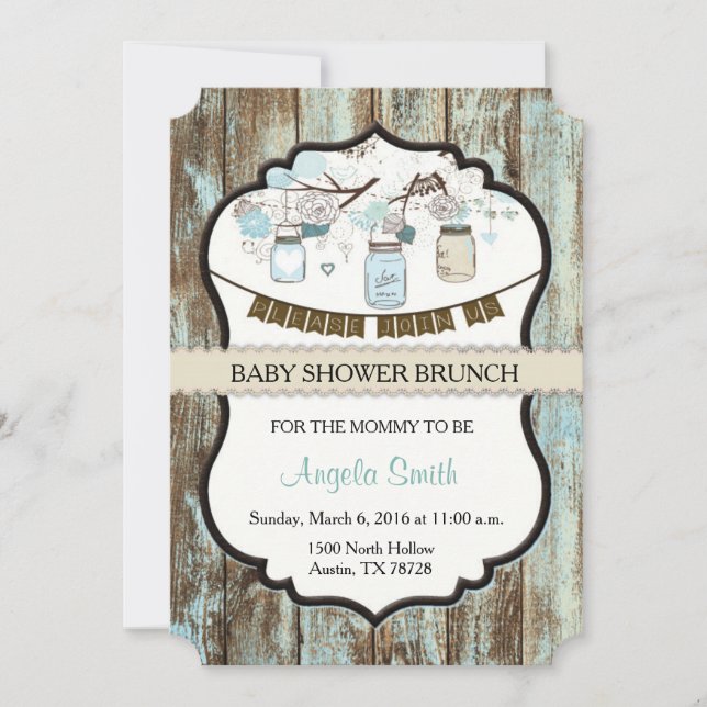 Baby Shower Brunch Invitation (Front)