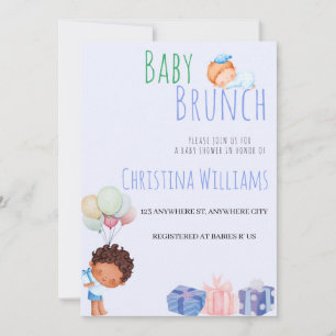 Baby shower Brunch Invitation