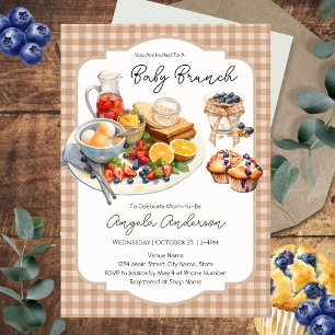 Baby Shower Brunch Neutral Invitation