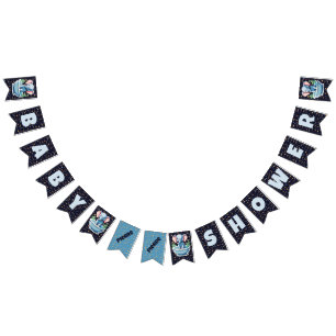baby shower  bunting flags