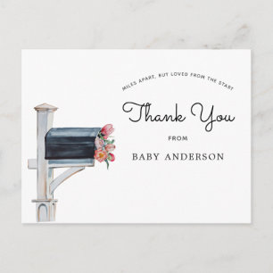 Baby Shower by Mail Thank You Postcard