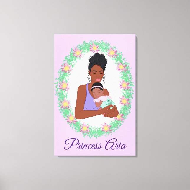 Baby Shower Canvas Print (Front)