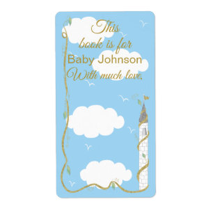 Baby shower "Castle Gold/Sil" Feuille d'assiette d
