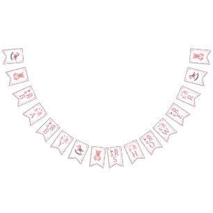 Baby shower C'est froid dehors Bannière fille rose