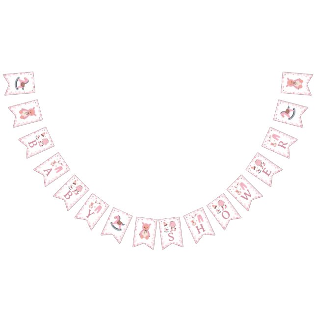 Baby shower C'est froid dehors Bannière fille rose (Tout)