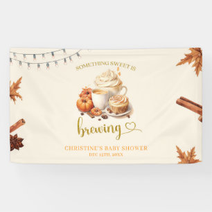 Baby shower Citrouille Automne Grande bannière