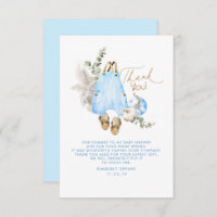 Baby shower Citrouille bleu Petit Merci