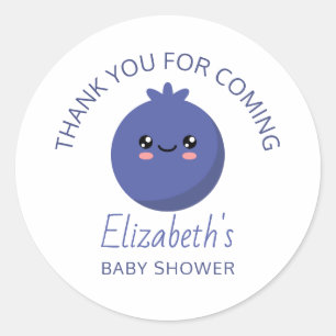 Baby Shower Classic Round Sticker