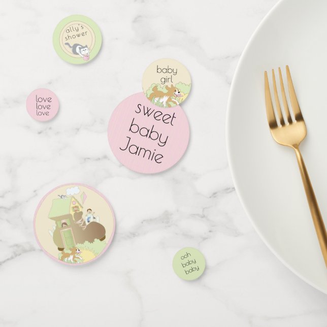 Baby shower Confetti Construire une bibliothèque/r (Groupe)