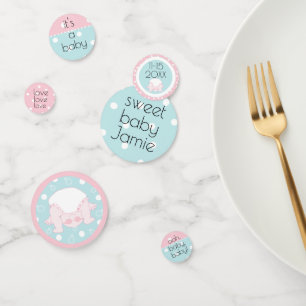 Baby shower Confetti Jeter un coup d'oeil à un béb