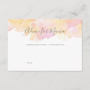 Baby shower couleur rose pour cartes Mama
