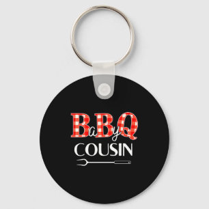 Baby Shower Cousin Bbq Party Cute Matching Family  Keychain