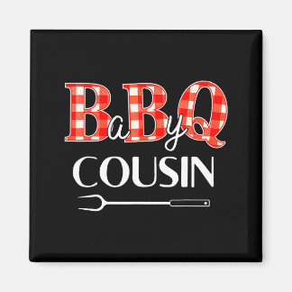 Baby shower cousin bbq party cute matching family magnet