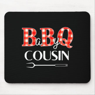 Baby shower cousin bbq party cute matching family mouse pad