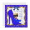 Baby Shower Cute Boy Prince Royal Blue Shoe