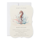 Baby shower d'algues sous-marines Invitation