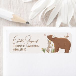 Baby shower d'amis de la forêt