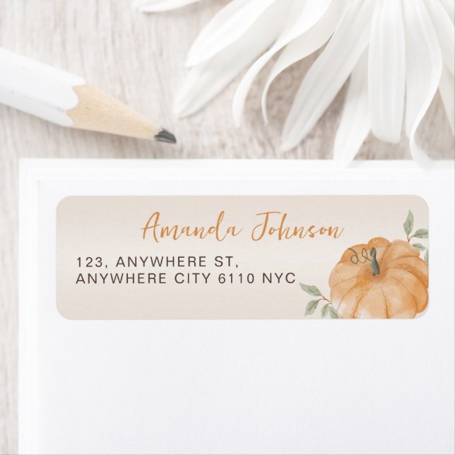 Baby shower d'automne d'Orange Little Citrouille (En situation)