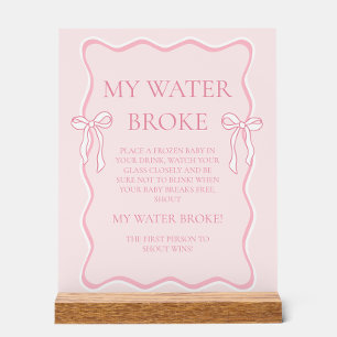 Baby shower de boue rose My Water Broke Jeu
