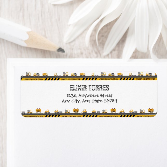 Baby shower de bulles en construction (En situation)