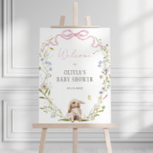 Baby shower de courroie à ressorts Bunny