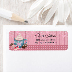 Baby shower de crème humide en bois rose
