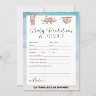 Baby shower de fentes - Nom modifiable, Invitation