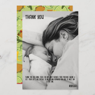 Baby shower de fêtes mexicain merci