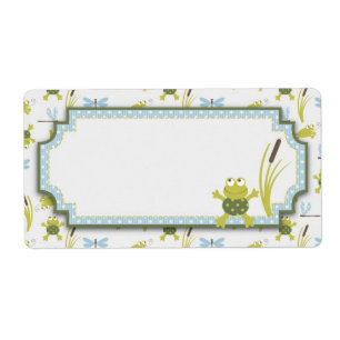 Baby shower de grenouille et de libellule