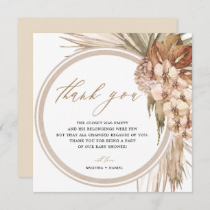 Baby shower de la Pampas Grass Bohemian Merci