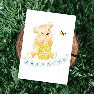 Baby shower de l'ours en peluche Merci garçon