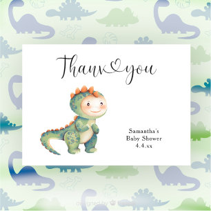 Baby shower de Merci de dinosaure garçon