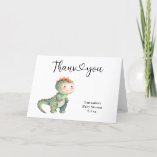 Baby shower de Merci de dinosaure garçon