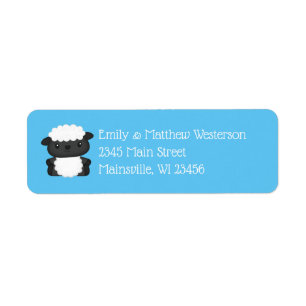 Baby shower de mouton ferme Blue Boy